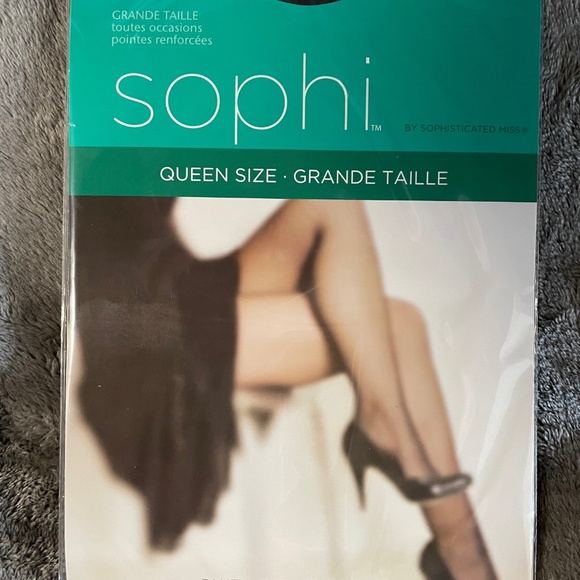 5 Pair of Sophi Queen Size Pantyhose. Colour Night Shade. - Picture 6 of 6